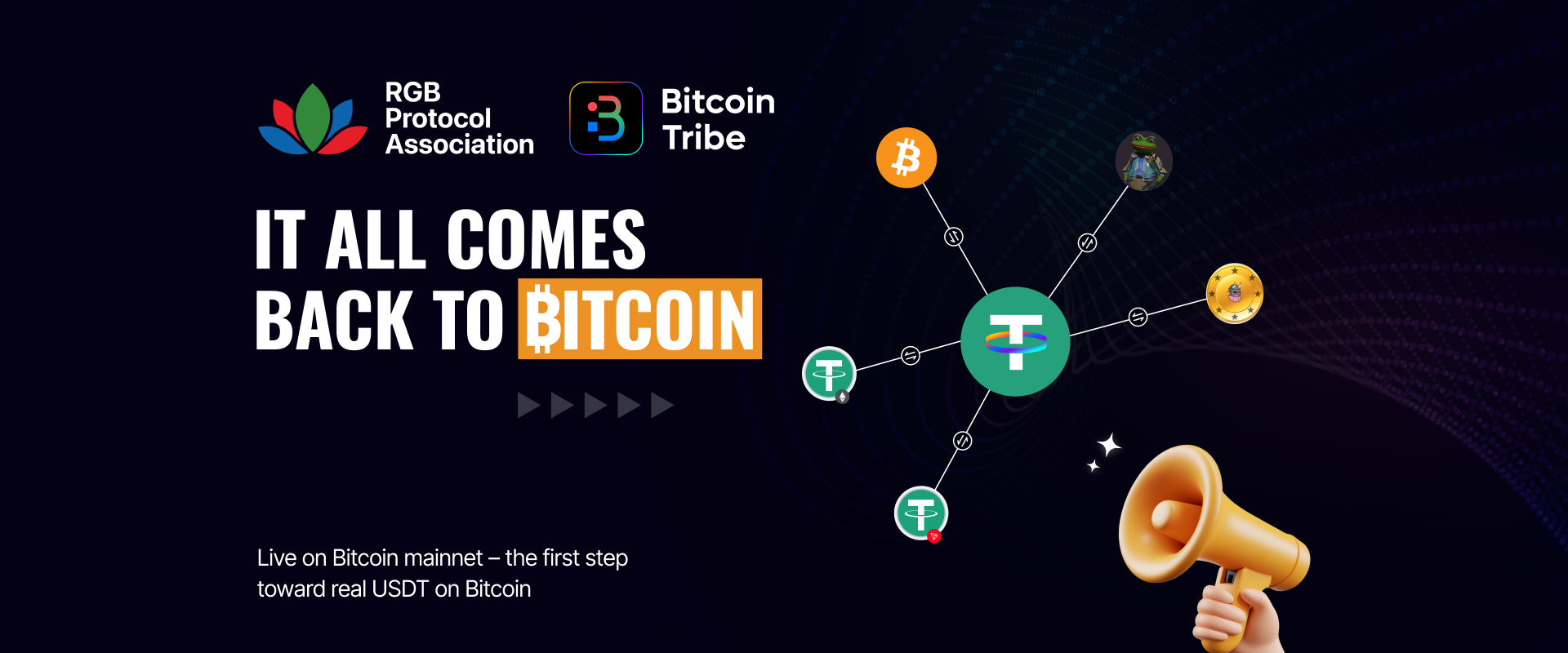 Bitcoin Tribe announcement banner